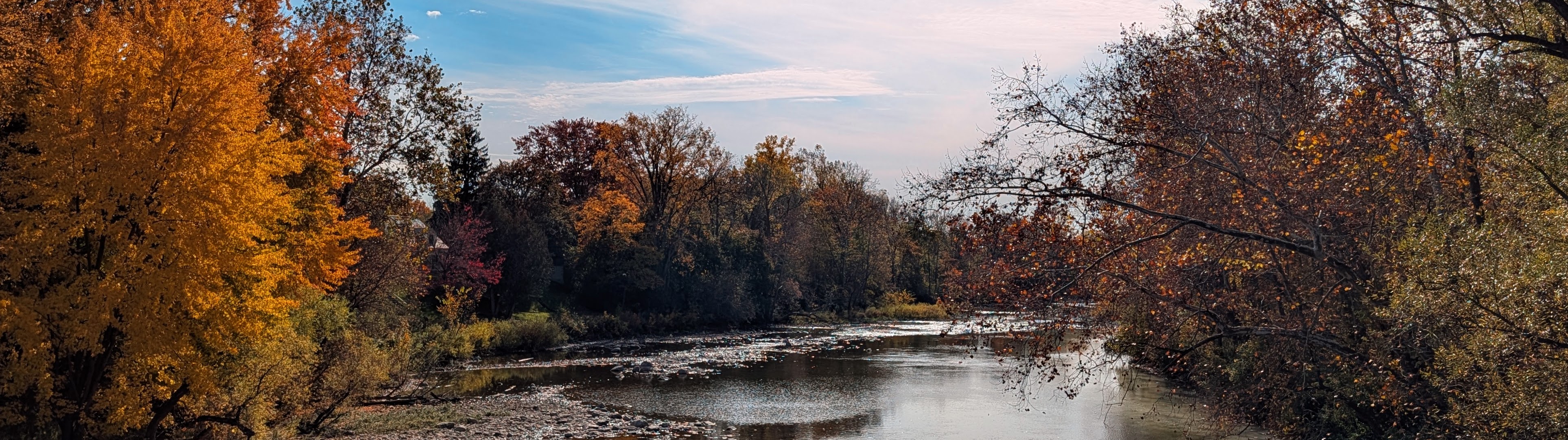 Thames River in the fall